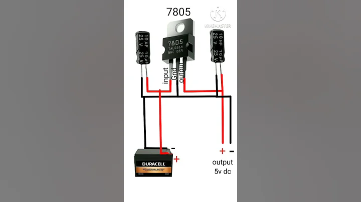 12v to 5v converter 7805 voltage regulator