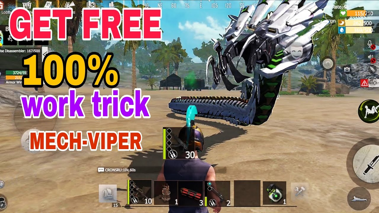 MECH-VIPER | how to get mech viper pet free | last island of survival #survival #mkgameryt 