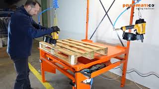 Repair your pallets with WT2, Pneumatico Pallet Repair Table