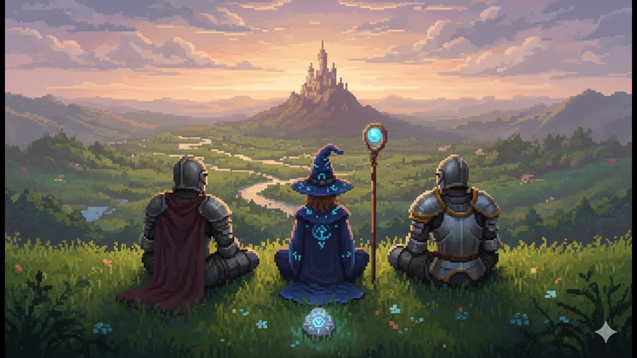 Peaceful Fantasy Journey 🌧️ Calm Medieval Ambience & Relaxing Music