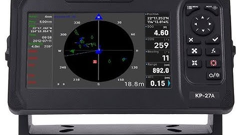 ONWA KP-27A & KP-25A AIS transponder and chartplotter combos