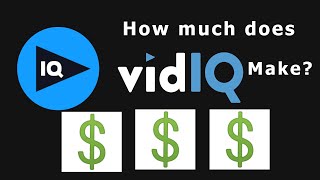 how much money does vidIQ make in 2021?