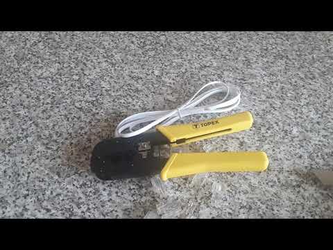 Огляд Кліщі TOPEX для обтиску телефонних наконечників (32D408) з Rozetka