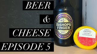 Shepherd Neame Bishops Finger With Aldi Smoky Cheddar , Beer & Cheese Pairing Review