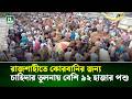 রাজশাহীতে কোরবানির জন্য চাহিদার তুলনায় বেশি ৯২ হাজার পশু | NTV News