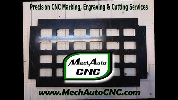 HDPE CNC MILLED PANEL