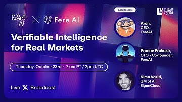 Verifiable Intelligence for Real Markets: FereAI x EigenCloud