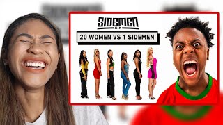 20 WOMEN VS 1 SIDEMEN: SPEED EDITION | REACTION