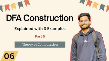 DFA Construction Explained with Examples | part 5 | Theory of Computation