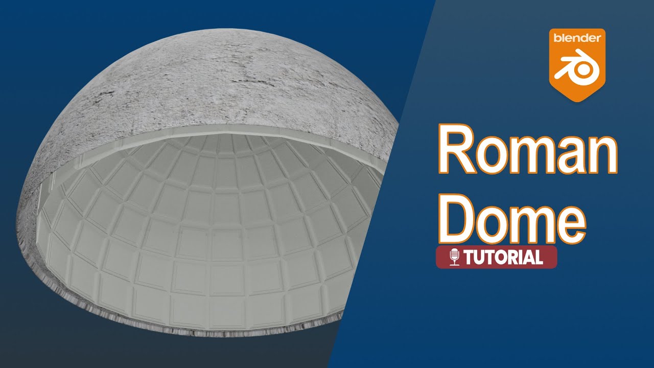 How do you model a Roman Dome in Blender? - YouTube