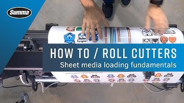 Summa How To / Loading Sheet Media S Class 2 Series