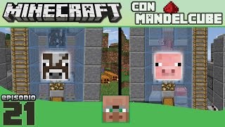 MineCraft con MandelCube - 21 - Mucche e maiali