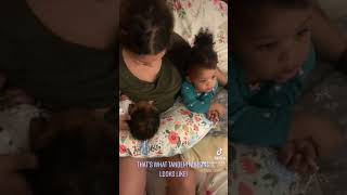 Tandem nursing🤱🏽 #vlog #life #breastfeeding #viral #baby #love