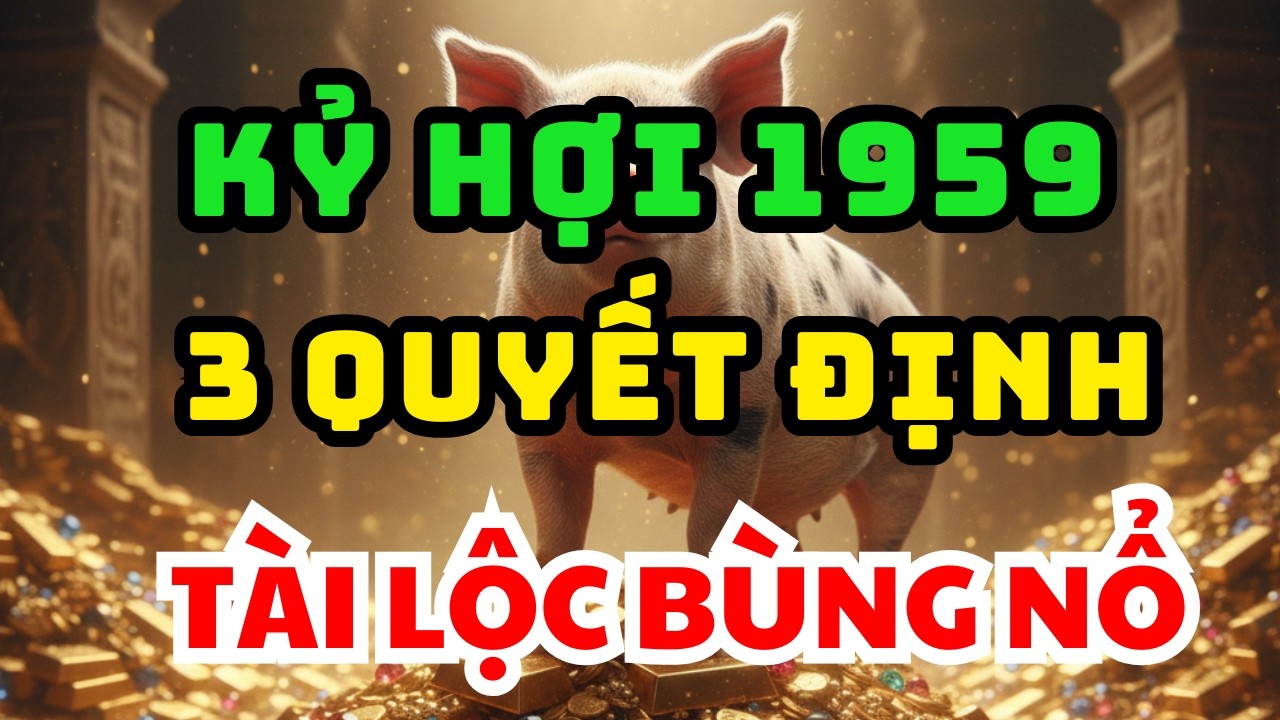 MỆNH TRỜI MÁCH BẢO Kỷ Hợi 1959: 3 Quyết Định Cải Mệnh Từ Nay Đến Rằm Tháng Giêng Đổi Đời GIÀU SANG