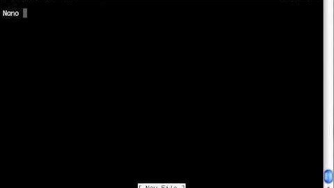 Gnu nano in Coalevo Shell Access