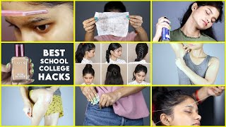 10 Amazing Teen School\/College Lifestyle \& Beauty Hacks You Must Know #beauty #skincare