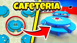 I Recreated Among Us In 3d Cafeteria Youtube