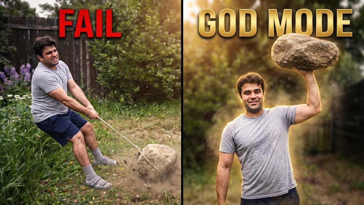 Man vs. Nature: The Ultimate Backyard Strength Challenge! Higgsfield AI🪨💪