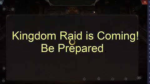 King of Avalon Kingdom Raid: Be Prepared!