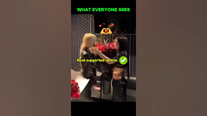 No one supported Rosé! 🥺😥# blackpink#jennie#jisoo #rosé #lisa #ygshorts