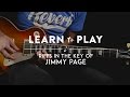 Learn to Play: Riffs in the Key of Jimmy Page Lesson on Guitar