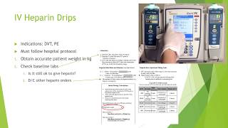 Continuous Heparin Infusions