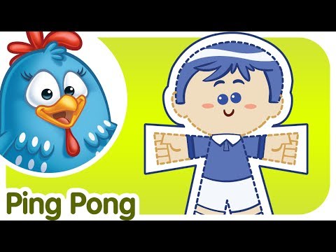 Ping Pong - Lottie Dottie Chicken - Kids songs and nursery rhymes in english