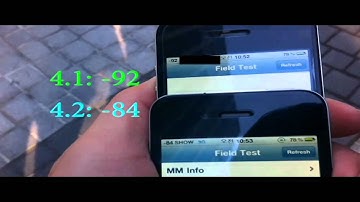 ios 4.2 / ios 4.1 reception test (iphone 4)