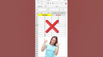 How to use Roman function in Excel 🔥 | #excelshorts #shorts