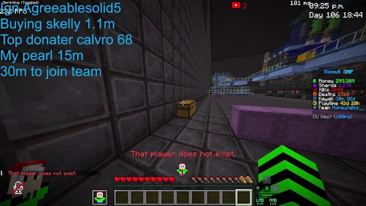 donutsmp lootdrop at 400 subs rating bases 200k per base