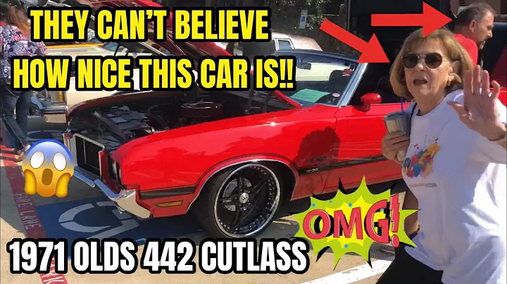 WOW! HOT RED 1971 OLDSMOBILE 442 CAR SHOW ON 22s AC FORGED