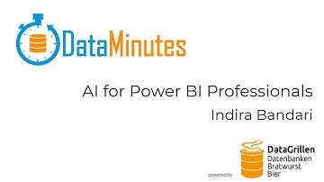 Indira Bandari - AI for Power BI Professionals