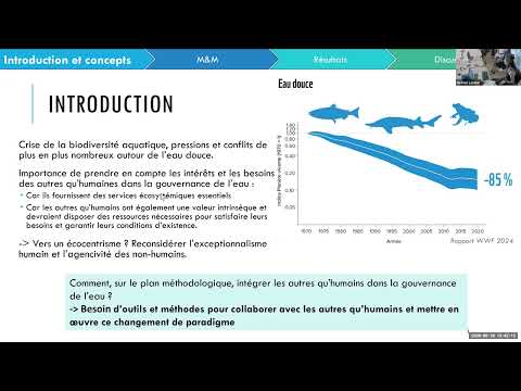 Outils et méthodes pour inclure les autres qu’humains dans la gouvernance de l’eau : une typologie et une revue
