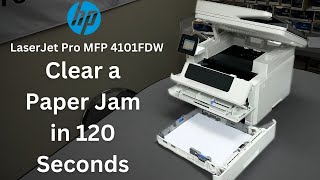 How To Clear a Paper Jam | HP LaserJet Pro MFP 4101FDW