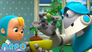 Eat Your GREENS!!!  | ARPO | Rob the Robot & Friends  Funny Kids TV