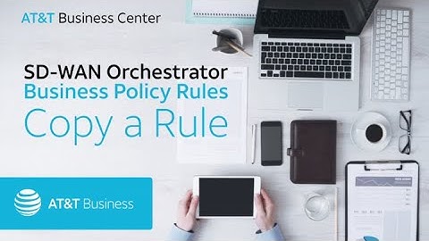 SD-WAN Orchestrator: Business Policy Rules: Copy a Rule