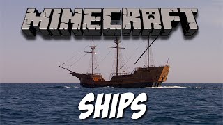 Minecraft Archimedes' Ships Mod Review!! Sail Your Boat or Airship!!