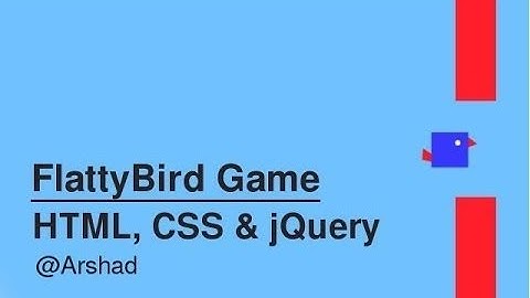Flattybird - Malayalam web game development tutorial - Part 3