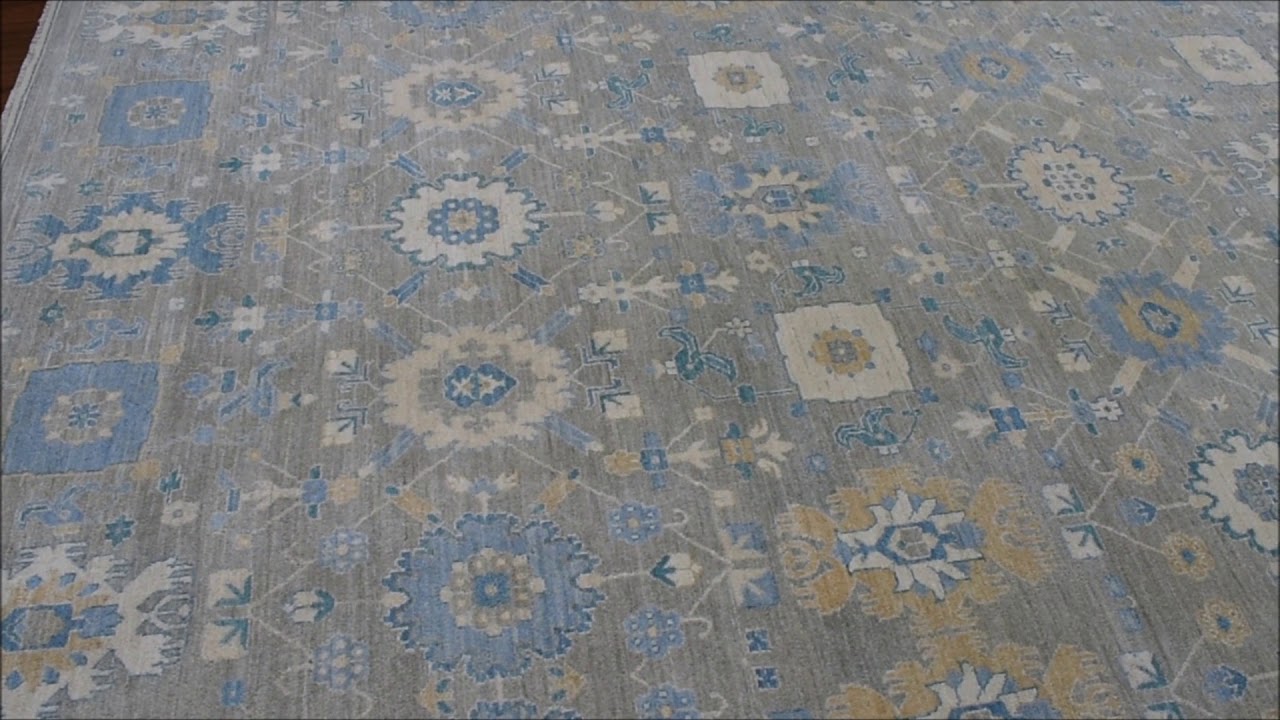 All Over Design Fabric Collection Peshawar HandKnotted Oriental