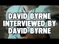 Capture de la vidéo David Byrne Interviews David Byrne To Promote The Talking Heads Concert Film, Stop Making Sense