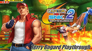 Capcom vs. SNK 2 (Dreamcast) - Terry Bogard Arcade Single Playthrough