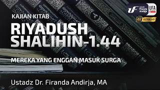 Riyadush Shalihin 1.44: Mereka Yang Enggan Masuk Surga
