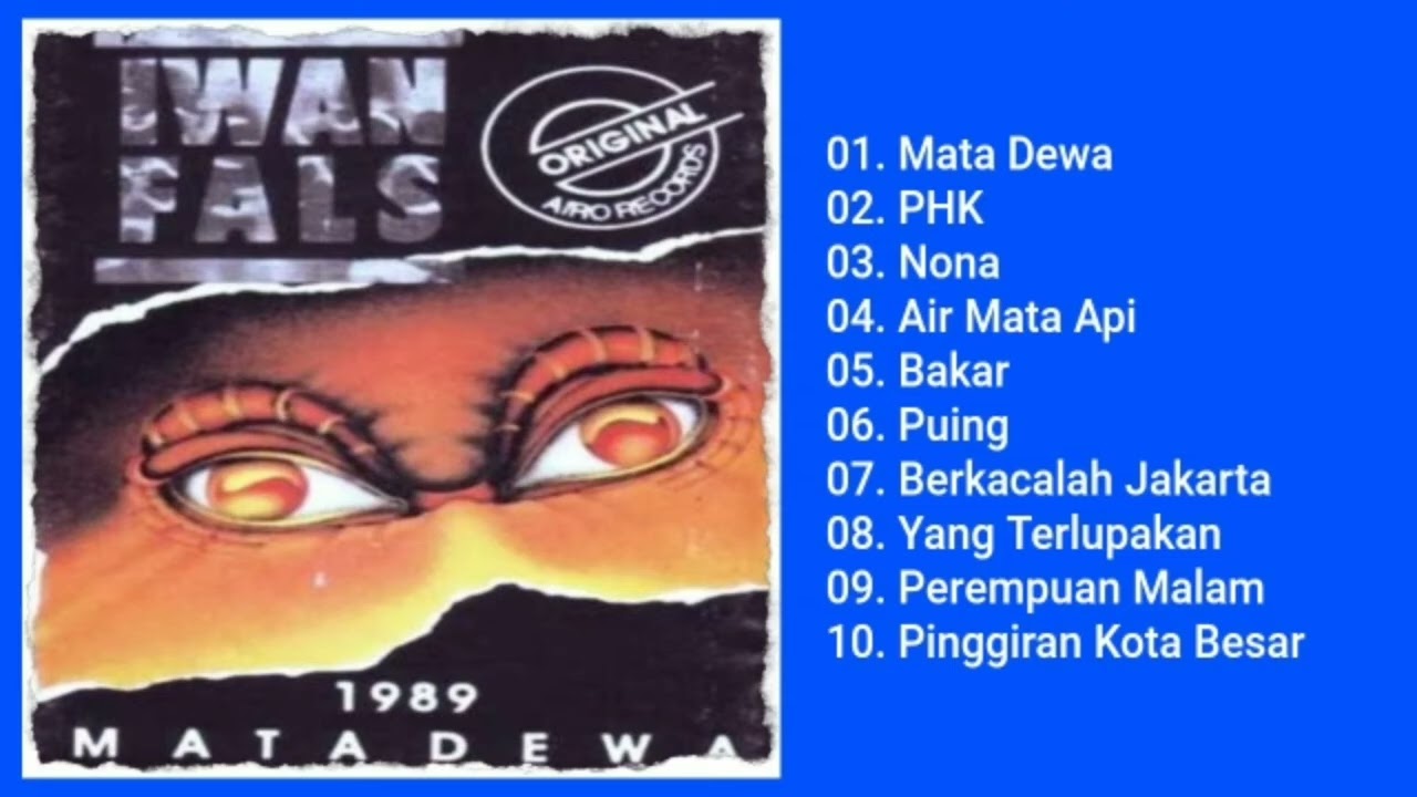 Iwan Fals - Mata Dewa (Full Album \u0026 HQ Audio)