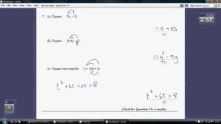 28) Edexcel GCSE Higher Tier Paper 2 - 8 June 2015 Q7