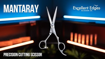 MANTARAY - Precision Cutting Shears | Hair Cutting Scissors by EXCELLENT EDGES for Hairdressers