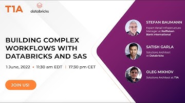 RBI, Databricks, T1A. Building complex workflow with Databricks and SAS.