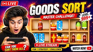 LIVE | Goods Sort Master Gameplay | Can We Beat Every Level 😱