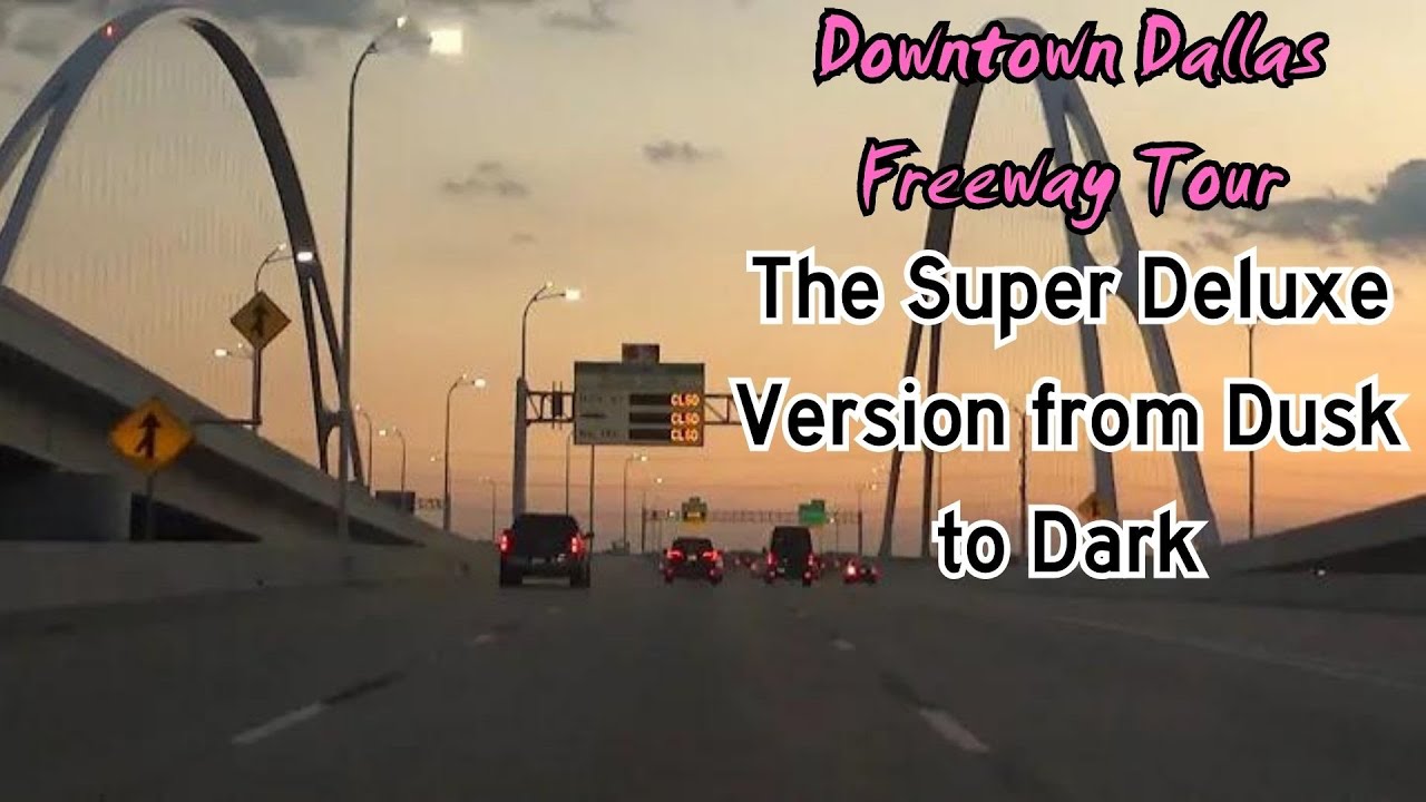 Freeway Tour Downtown Dallas Freeway Tour (Dusk to Dark — 2024 Cherry Blossom ...