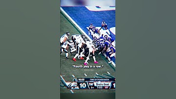 Eagles just spammed the tush push 😭🙏 #shorts