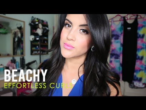 makeup Beachy Effortless Curls + A Surprise